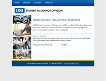 Tablet Screenshot of collegiateinsuranceresources.com